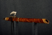 Brazilian Rosewood Burl Native American Flute, Minor, Mid A-4, #R5D (7)